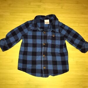 Hanna Andersson blue buffalo check flannel